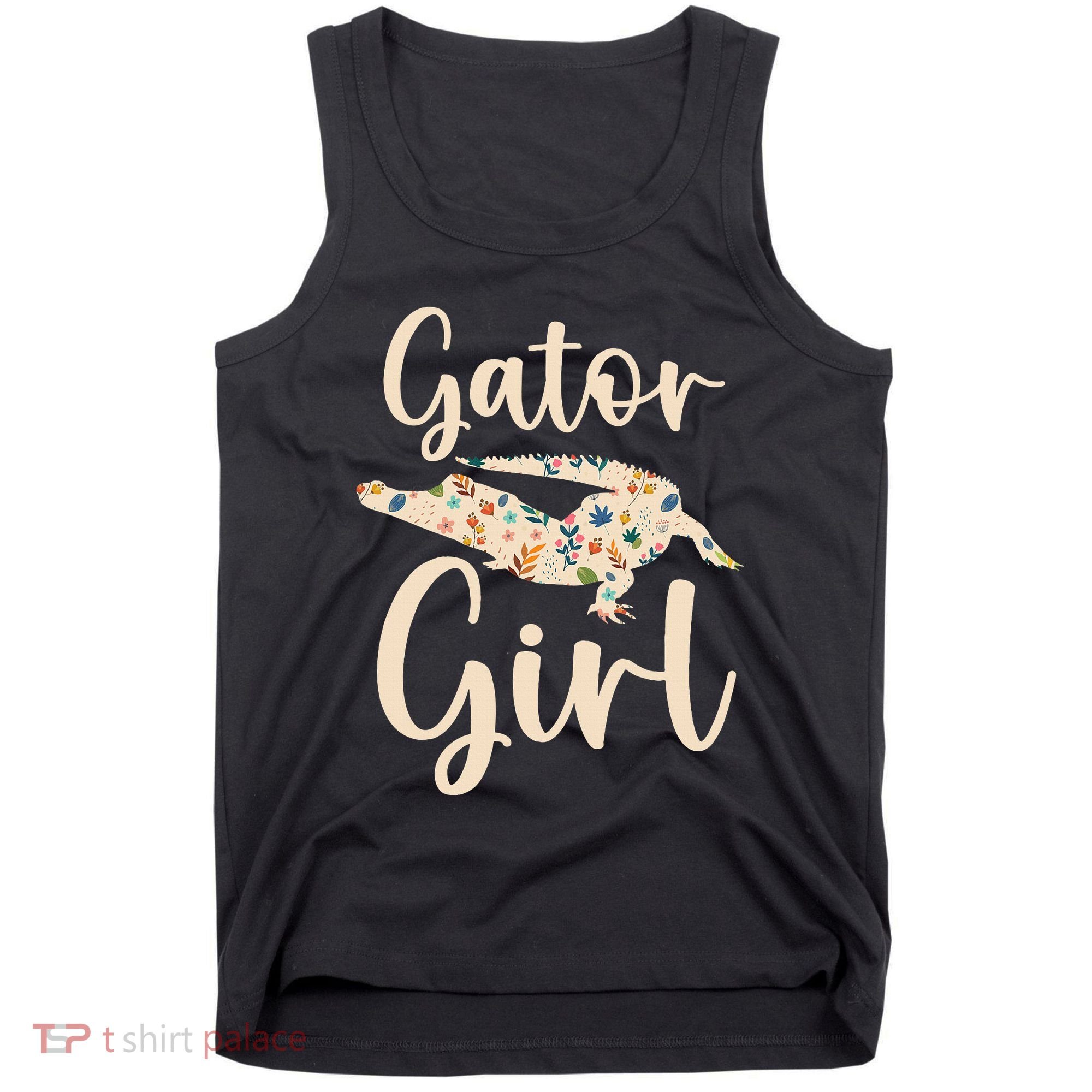 Gator Girl Alligator Lover Zookeeper Crocodile Tank Top