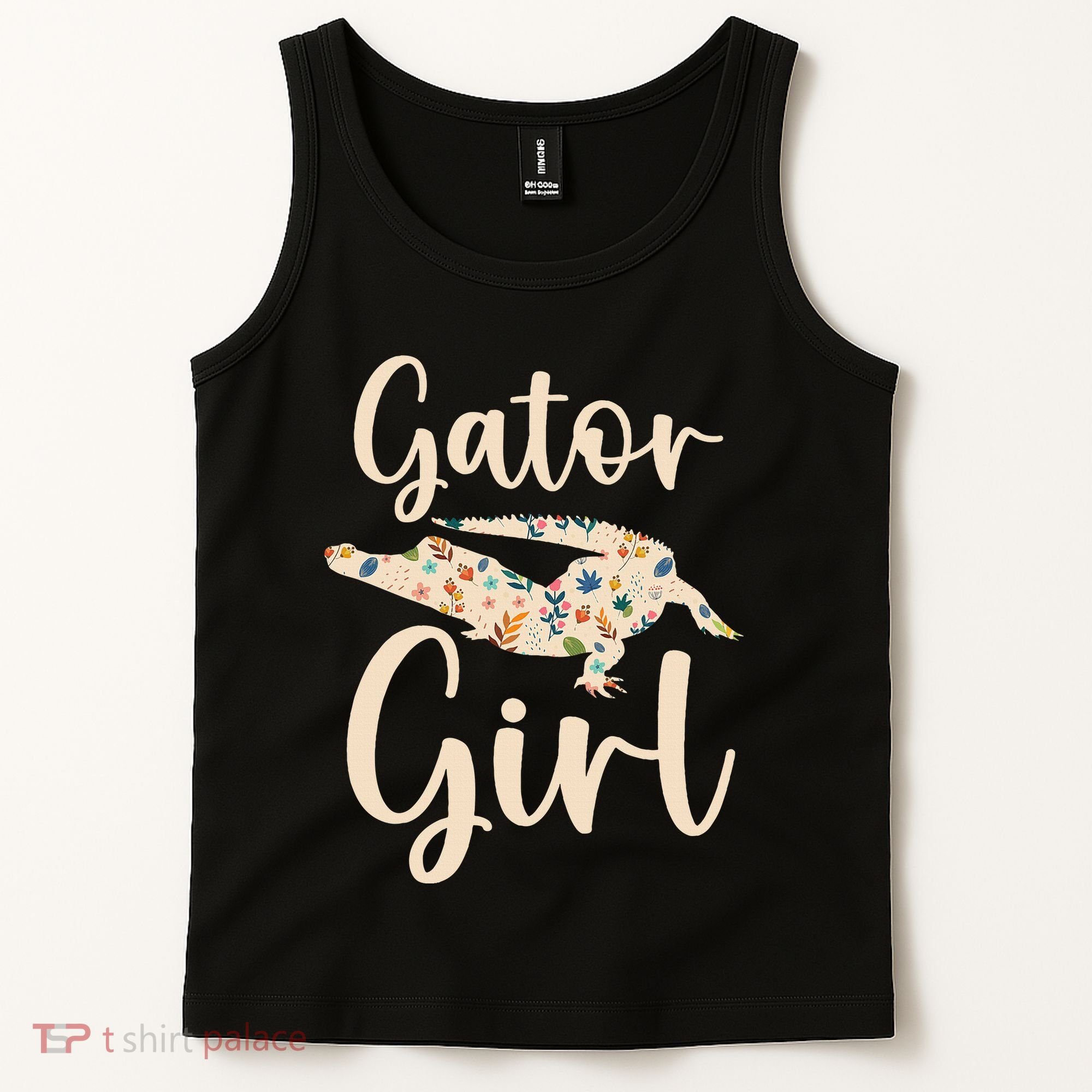 Gator Girl Alligator Lover Zookeeper Crocodile Tank Top