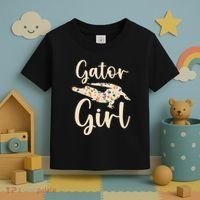 Gator Girl Alligator Lover Zookeeper Crocodile Toddler T-Shirt thumb 3