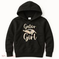 Gator Girl Alligator Lover Zookeeper Crocodile Kids Hoodie thumb 0
