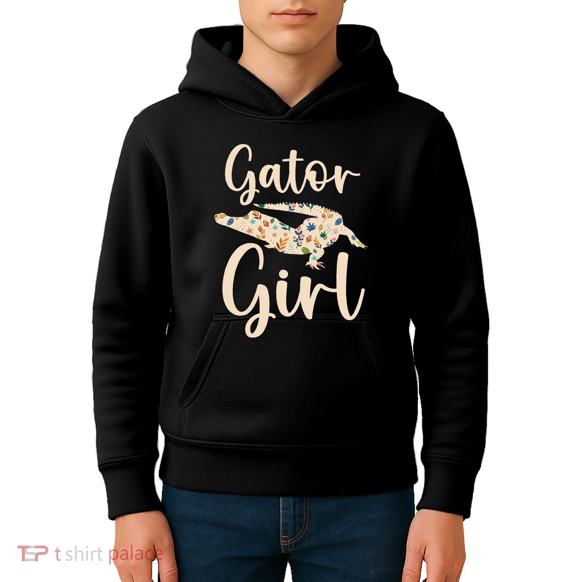 Gator Girl Alligator Lover Zookeeper Crocodile Kids Hoodie