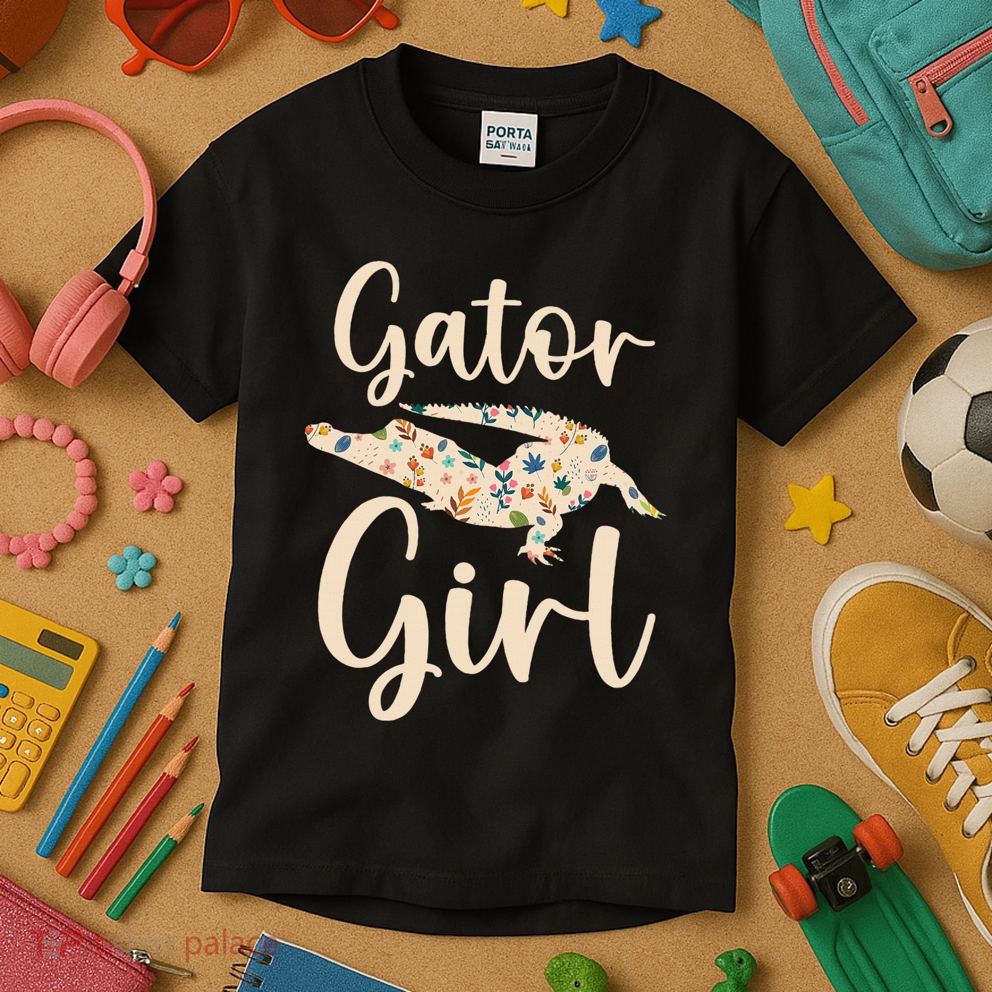 Gator Girl Alligator Lover Zookeeper Crocodile Kids T-Shirt