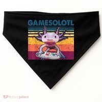 Gamesolotl Gamer Axolotl Fish Playing Video Games USA-Made Doggie Bandana thumb 0