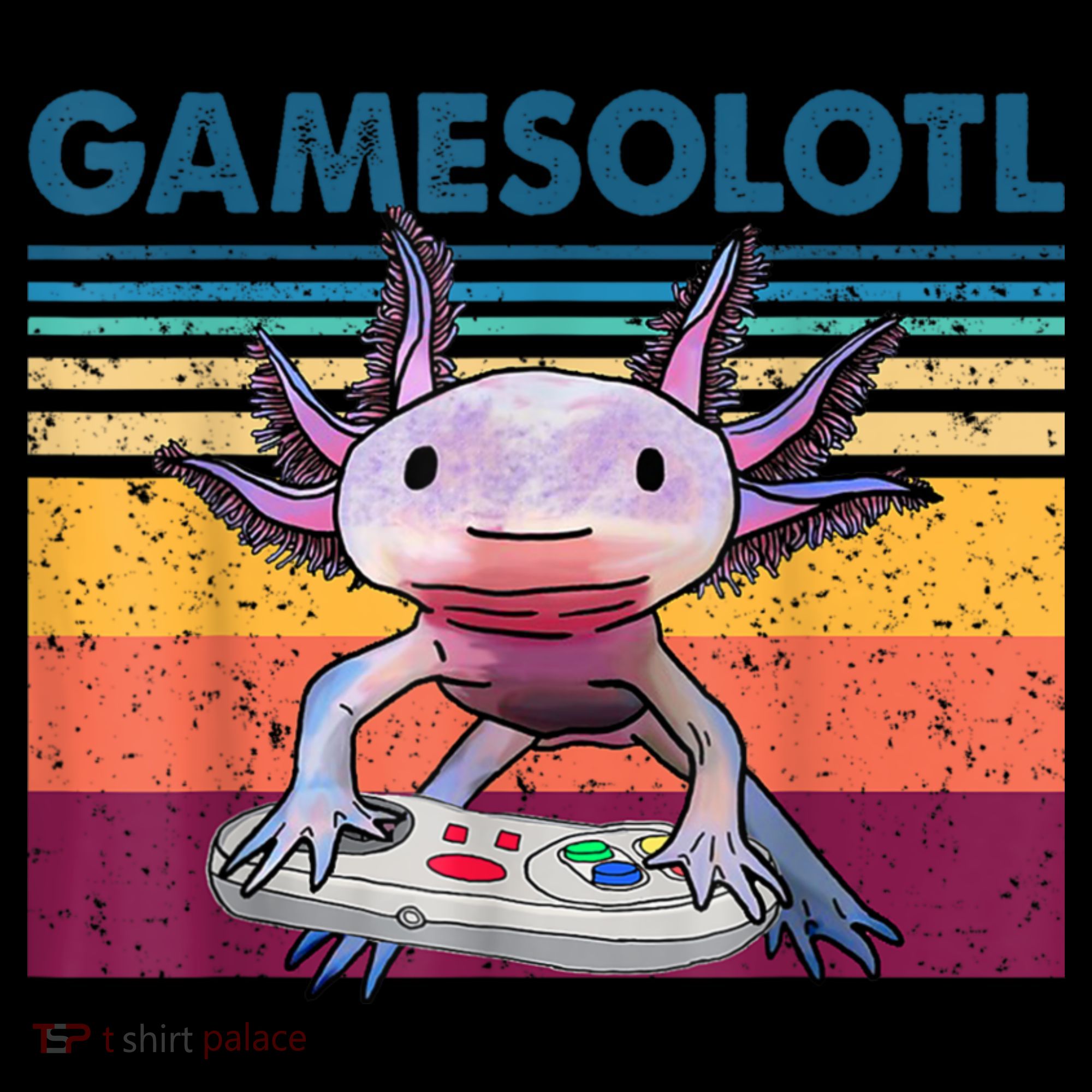 Gamesolotl Gamer Axolotl Fish Playing Video Games Coffee Mug