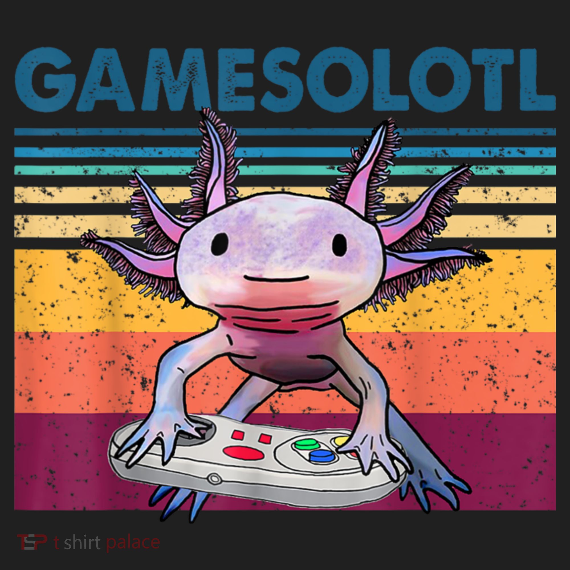 Gamesolotl Gamer Axolotl Fish Playing Video Games Beanie