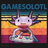 Gamesolotl Gamer Axolotl Fish Playing Video Games Women's Hoodie thumb 2