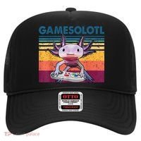 Gamesolotl Gamer Axolotl Fish Playing Video Games Hat thumb 0