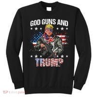 God Guns And Trump 2nd Amendment Flag Ar15 American Flag Sweatshirt thumb 0