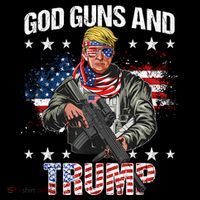 God Guns And Trump 2nd Amendment Flag Ar15 American Flag Coffee Mug thumb 5