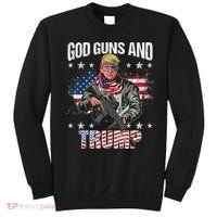 God Guns And Trump 2nd Amendment Flag AR15 American Flag Sweatshirt thumb 0