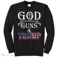 God Guns And Trump 2nd Amendment Trump 45 Sweatshirt thumb 0