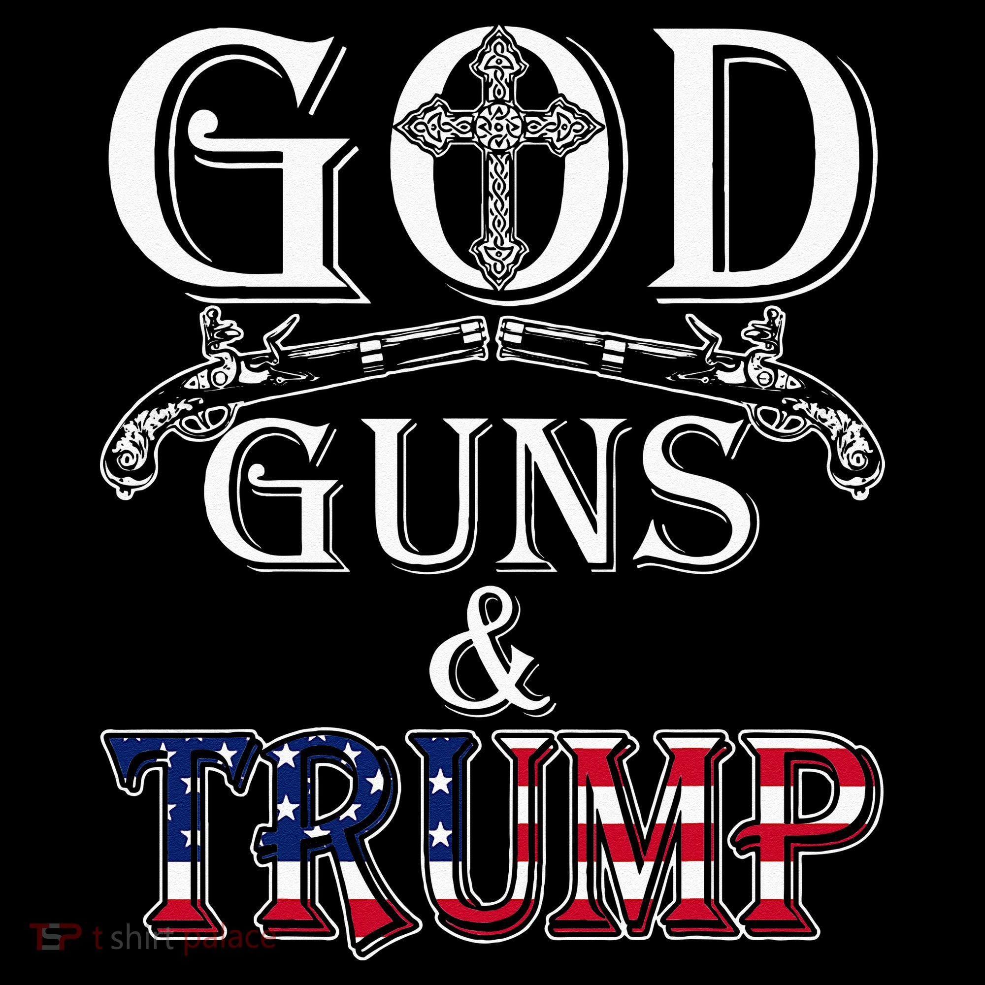 God Guns And Trump 2nd Amendment Trump 45 Women's Hoodie