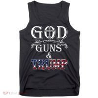 God Guns And Trump 2nd Amendment Trump 45 Tank Top thumb 0