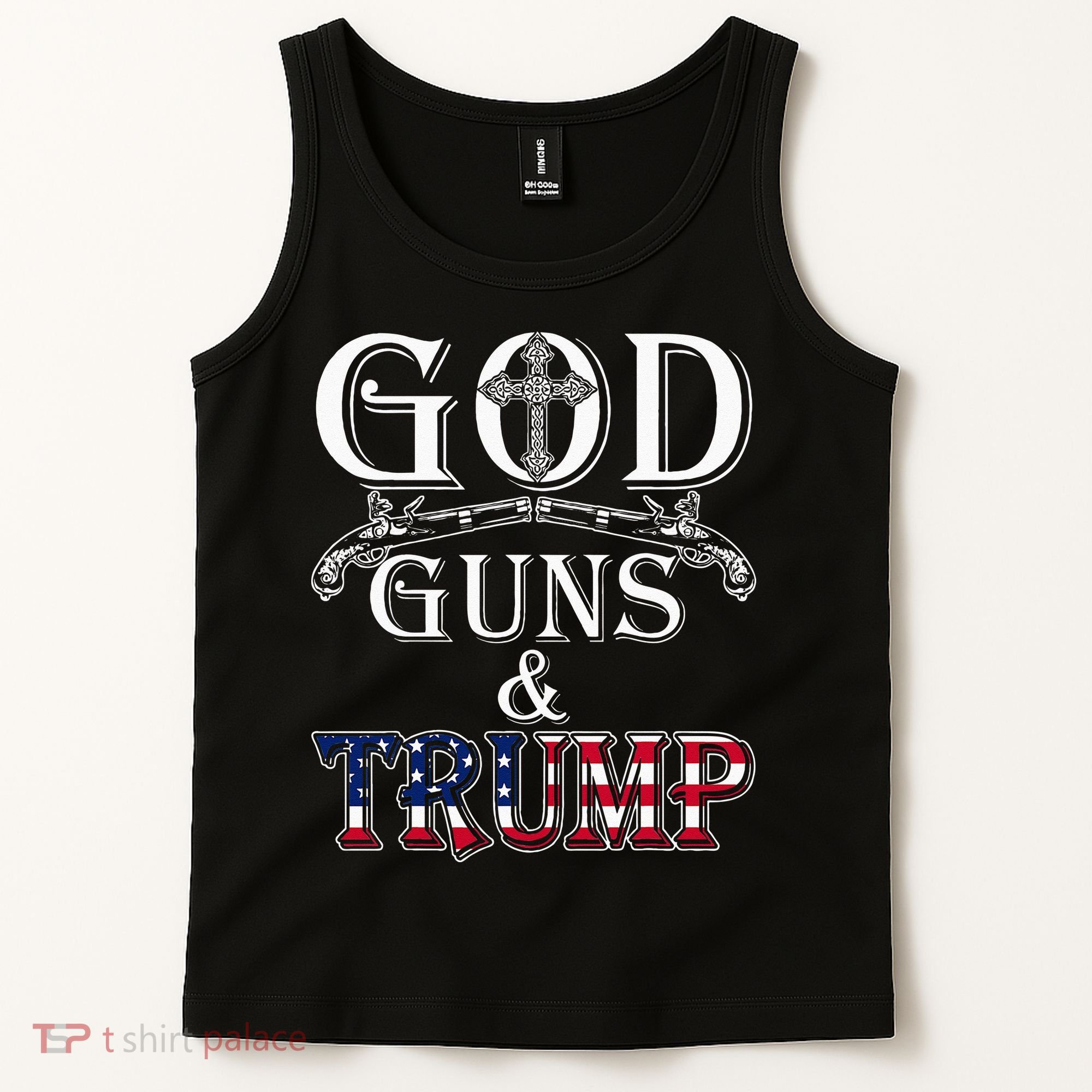 God Guns And Trump 2nd Amendment Trump 45 Tank Top