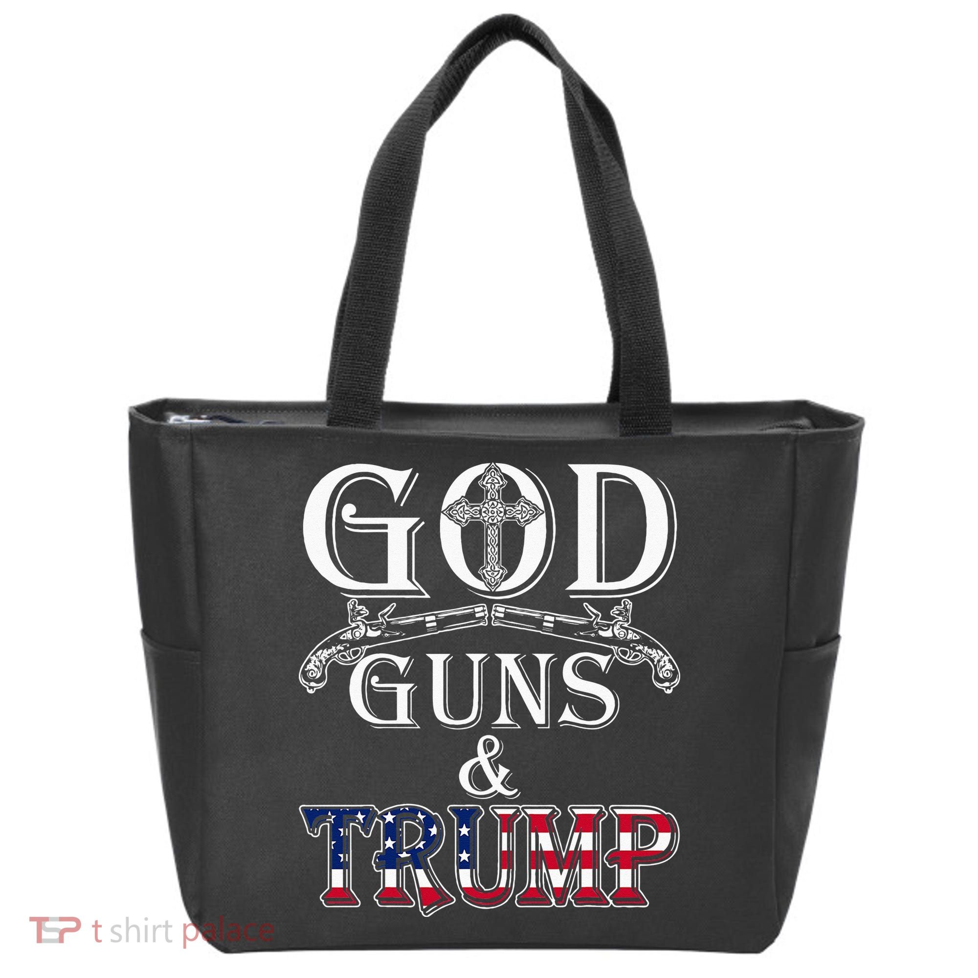 God Guns And Trump 2nd Amendment Trump 45 Tote Bag