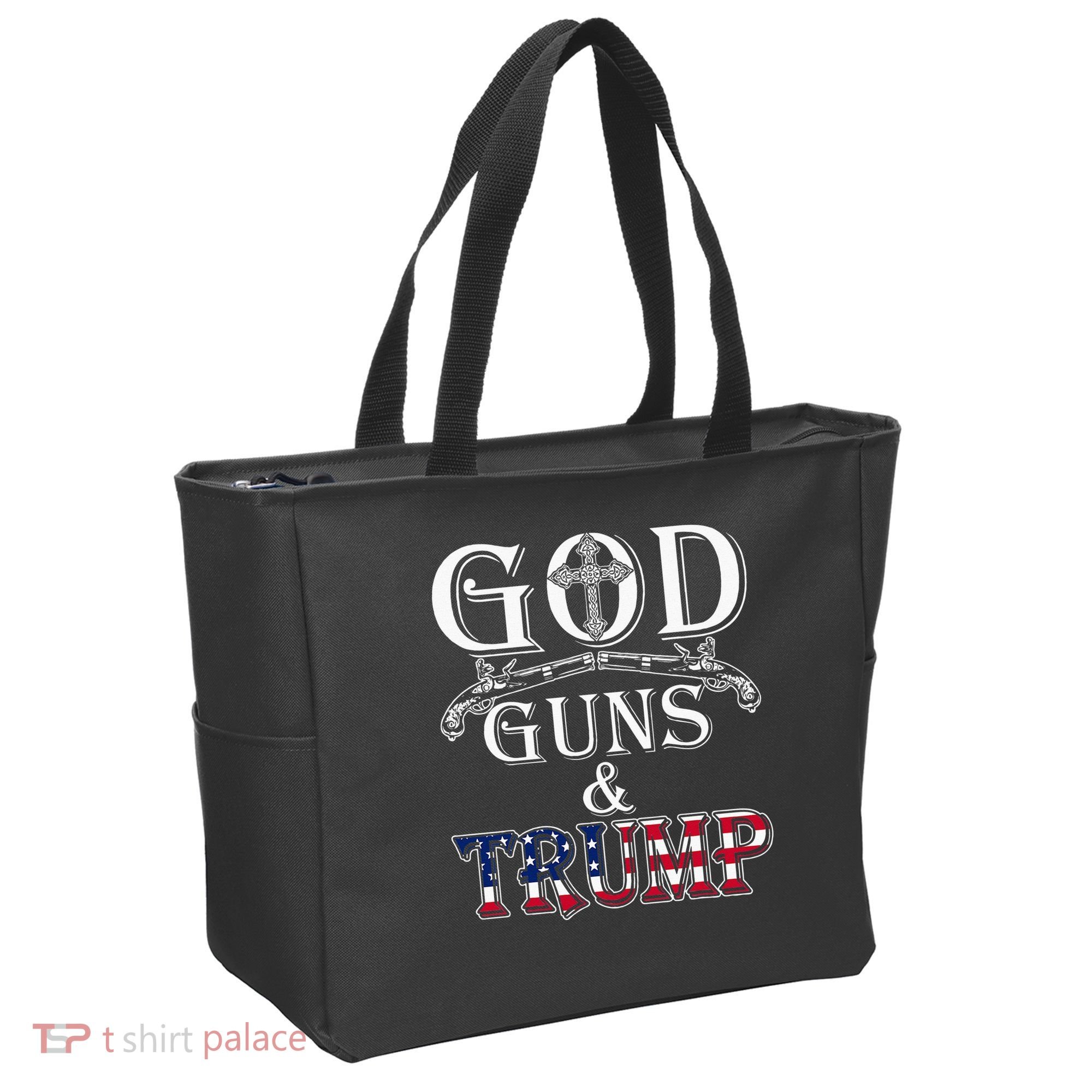 God Guns And Trump 2nd Amendment Trump 45 Tote Bag