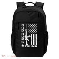 God Guns And Trump Cool Gift 2nd Amendment Flag Ar15 Gift Backpack thumb 0