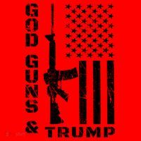 God Guns And Trump Cool Gift 2nd Amendment Flag Ar15 Gift Santa Hat thumb 1