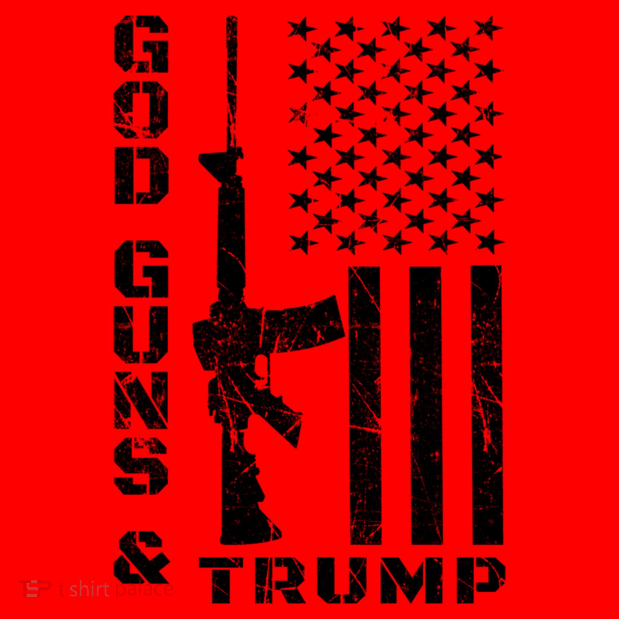God Guns And Trump Cool Gift 2nd Amendment Flag Ar15 Gift Santa Hat