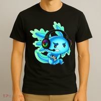 Gamesolotl Gaming Axolotl Clothing   T-Shirt thumb 3