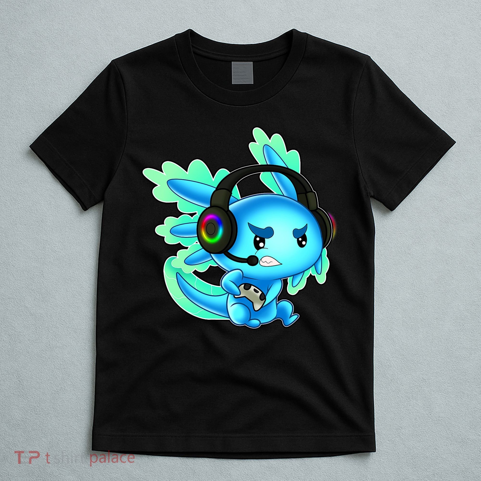 Gamesolotl Gaming Axolotl Clothing   T-Shirt
