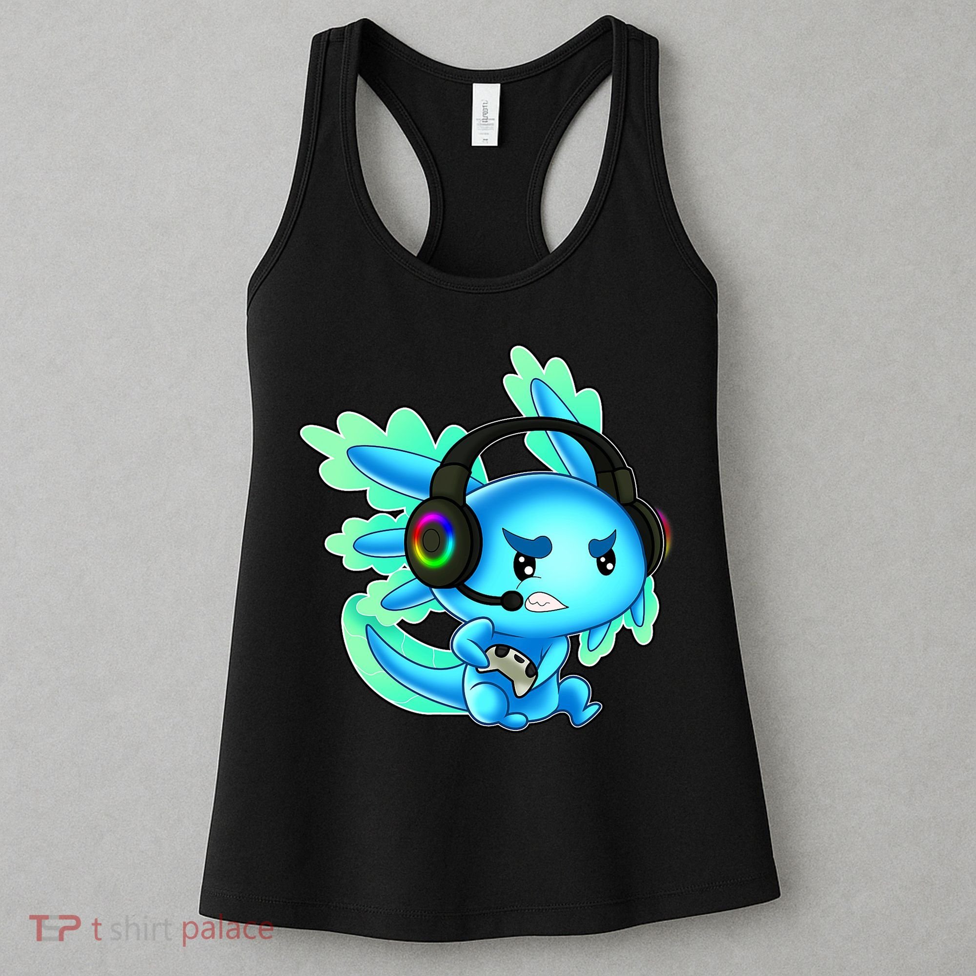 Gamesolotl Gaming Axolotl Clothing   Women's Tank Top