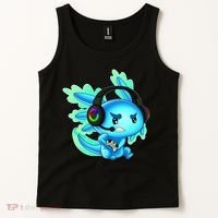 Gamesolotl Gaming Axolotl Clothing   Tank Top thumb 2