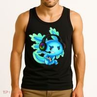Gamesolotl Gaming Axolotl Clothing   Tank Top thumb 3