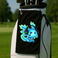 Gamesolotl Gaming Axolotl Clothing   Golf Towel thumb 2