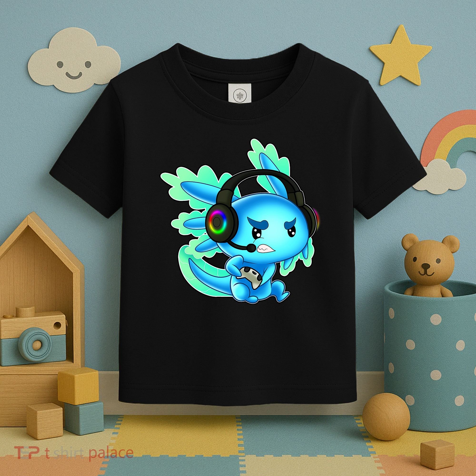 Gamesolotl Gaming Axolotl Clothing   Toddler T-Shirt