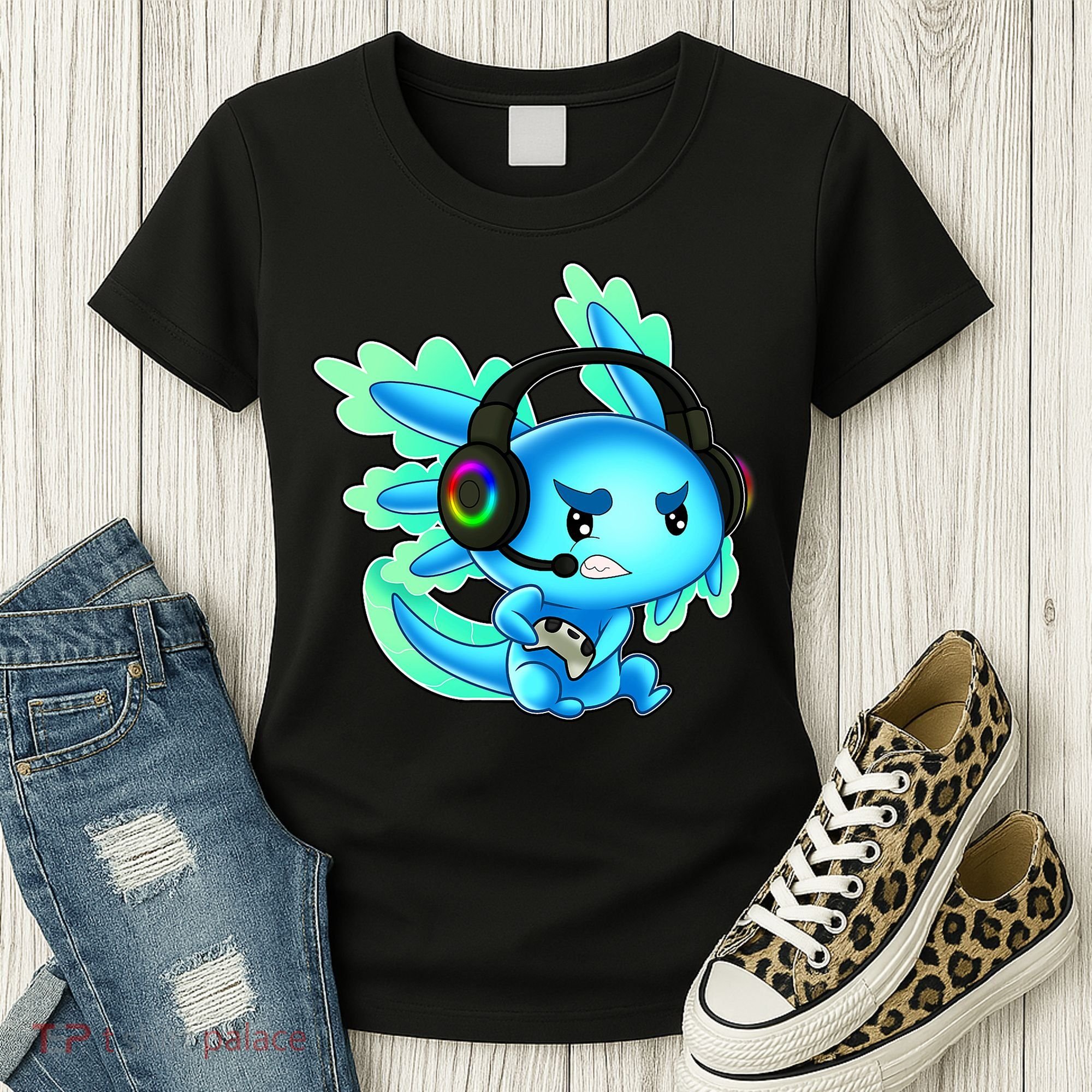 Gamesolotl Gaming Axolotl Clothing   Women's T-Shirt