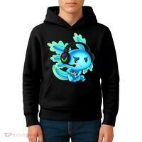 Gamesolotl Gaming Axolotl Clothing   Kids Hoodie thumb 4