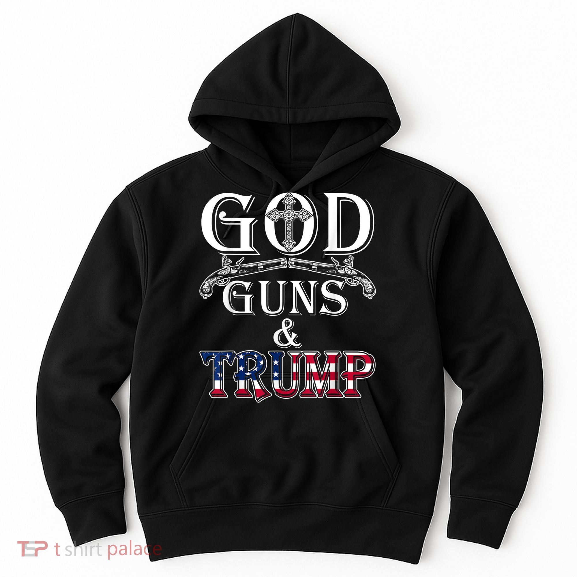 God Guns And Trump 2nd Amendment Hoodie