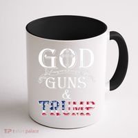 God Guns And Trump 2nd Amendment Coffee Mug thumb 1