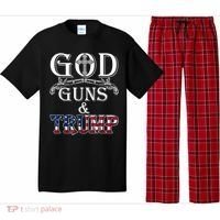 God Guns And Trump 2nd Amendment Pajama Set thumb 0