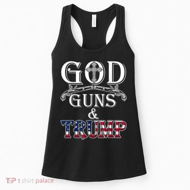God Guns And Trump 2nd Amendment Women's Tank Top