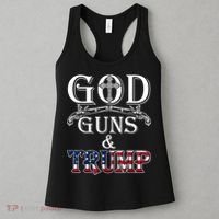 God Guns And Trump 2nd Amendment Women's Tank Top thumb 3