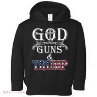 God Guns And Trump 2nd Amendment Toddler Hoodie thumb 0