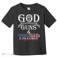 God Guns And Trump 2nd Amendment Toddler T-Shirt thumb 0