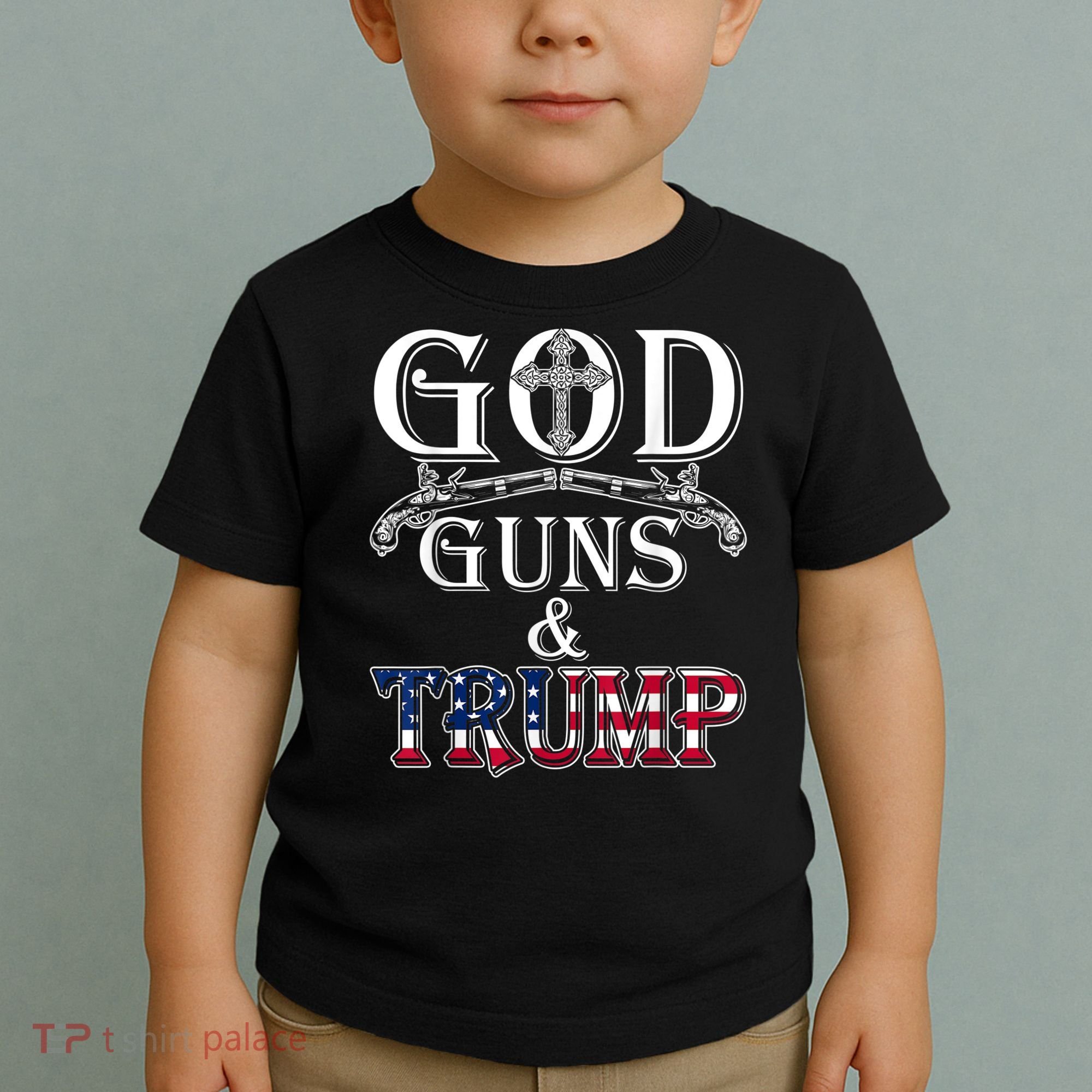God Guns And Trump 2nd Amendment Toddler T-Shirt
