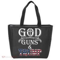 God Guns And Trump 2nd Amendment Tote Bag thumb 0