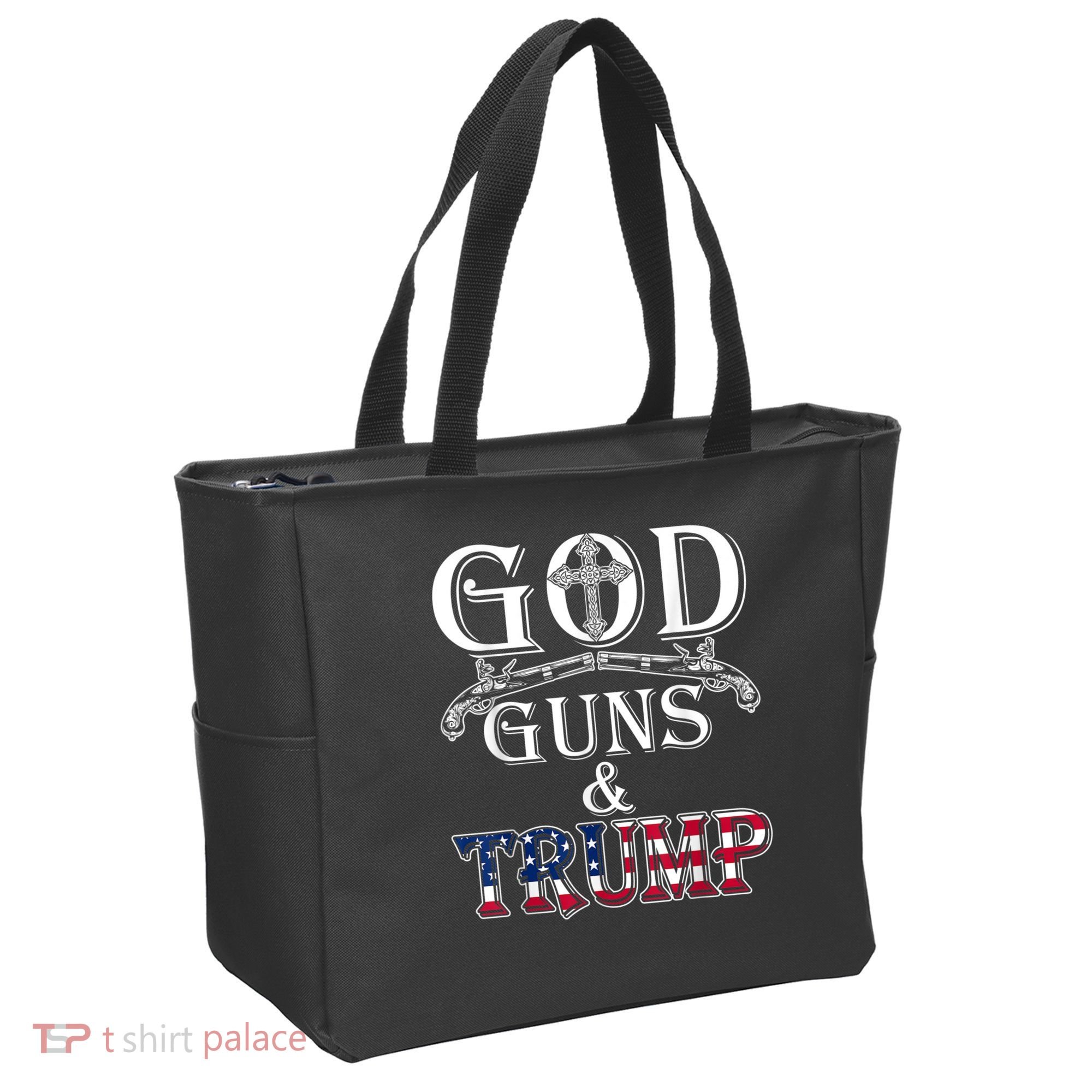 God Guns And Trump 2nd Amendment Tote Bag