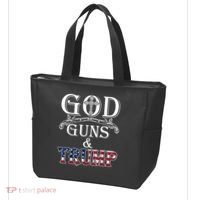 God Guns And Trump 2nd Amendment Tote Bag thumb 3