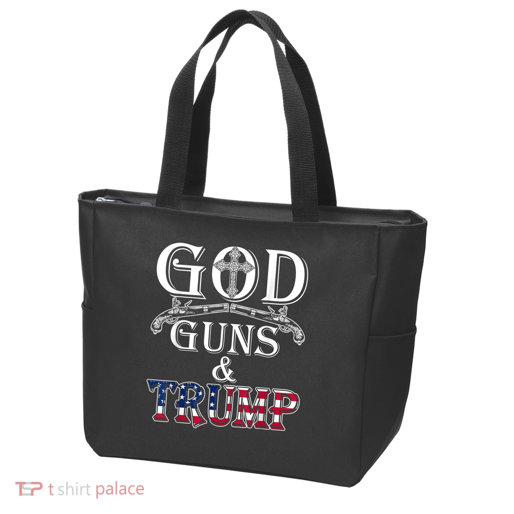 God Guns And Trump 2nd Amendment Tote Bag