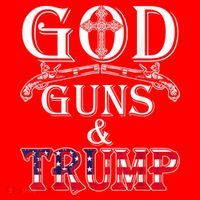 God Guns And Trump 2nd Amendment Santa Hat thumb 1