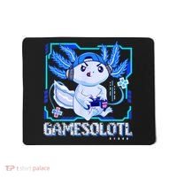 Gamesolotl Gamer Axolotl Boys Video Games Anime Lizard Mousepad thumb 0