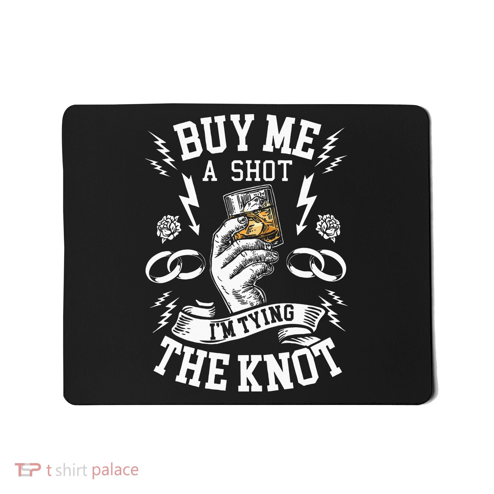 Groom Groomsmen Bachelor Party Funny Shot Drinking Mousepad