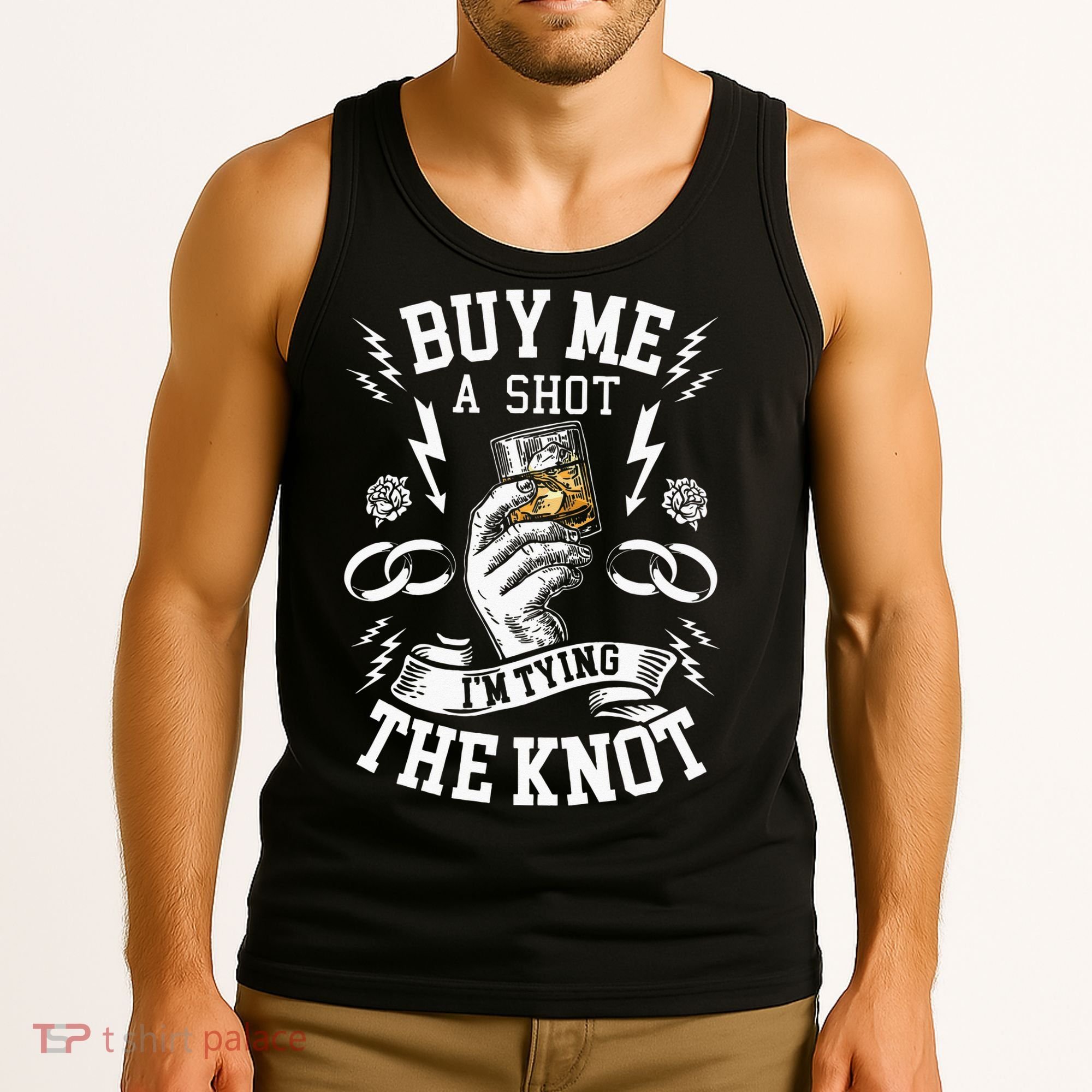 Groom Groomsmen Bachelor Party Funny Shot Drinking Tank Top