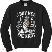 Groom Groomsmen Bachelor Party Funny Shot Drinking Kids Sweatshirt thumb 0