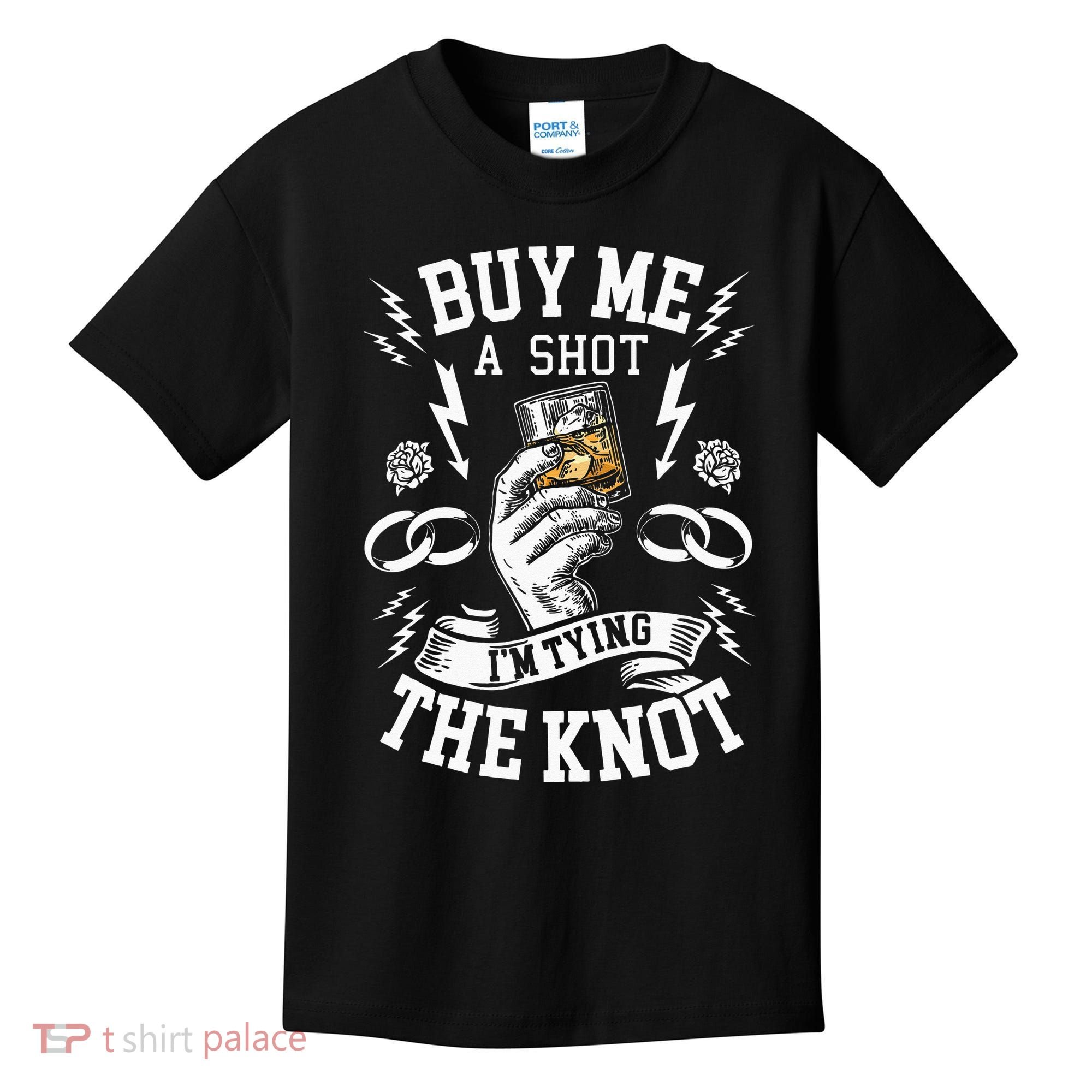 Groom Groomsmen Bachelor Party Funny Shot Drinking Kids T-Shirt